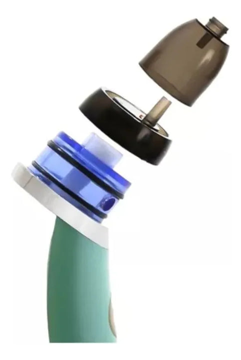 Aspiradora nasal eléctrica segura para bebés, color azul