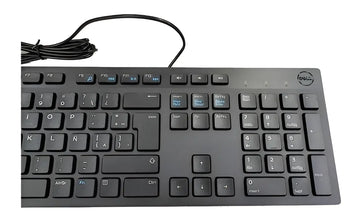 Combo Teclado Y Mouse Dell Km300c-ltn Usb Español Negro Pc