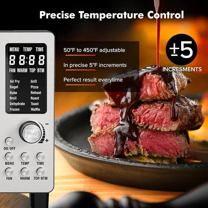 Bravo Pro Smart Air Fryer Combo De Horno Tostador Funciones