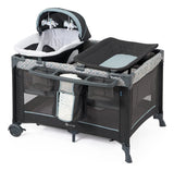 Cuna Plegable 5 En 1 Para Bebé Con Cambiador Y Moisés
