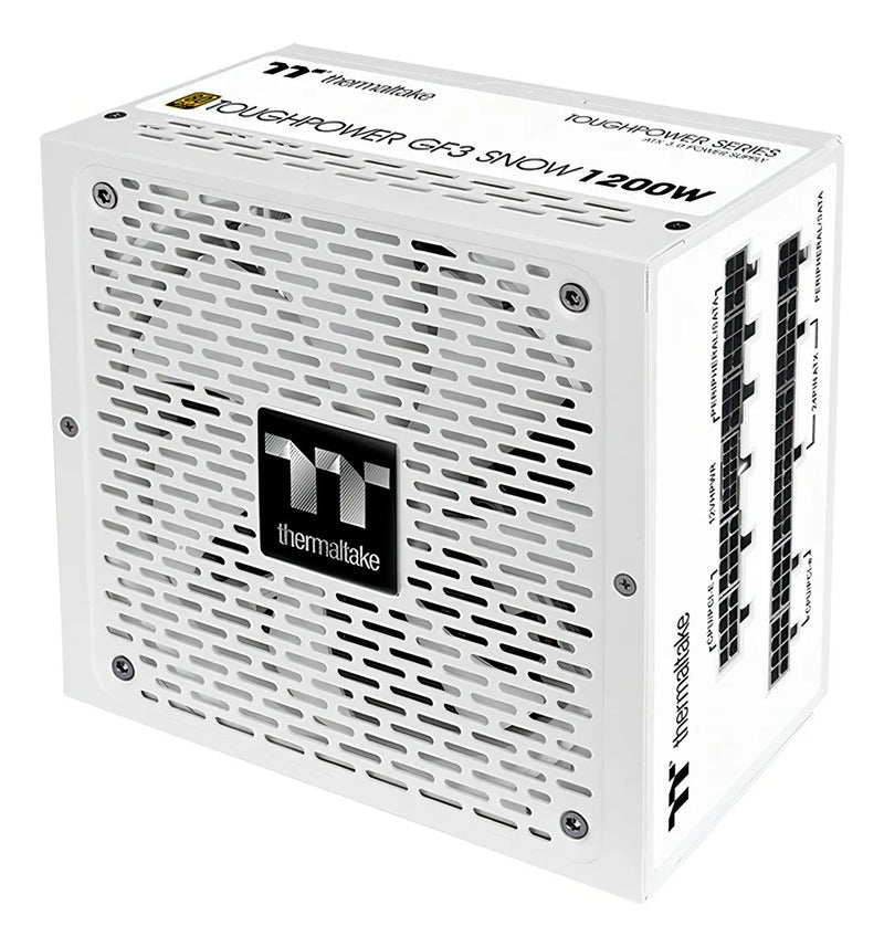 Fuente de poder para PC Thermaltake TOUGHPOWER GF3 Snow 1200 1.2kW blanca