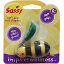 Cortaúñas Para Bebe En Forma Abeja Sassy Ref. 406 Seguro Amarillo Con Negro