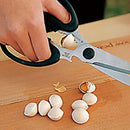 Snow Peak - Tijeras De Cocina, Color Negro