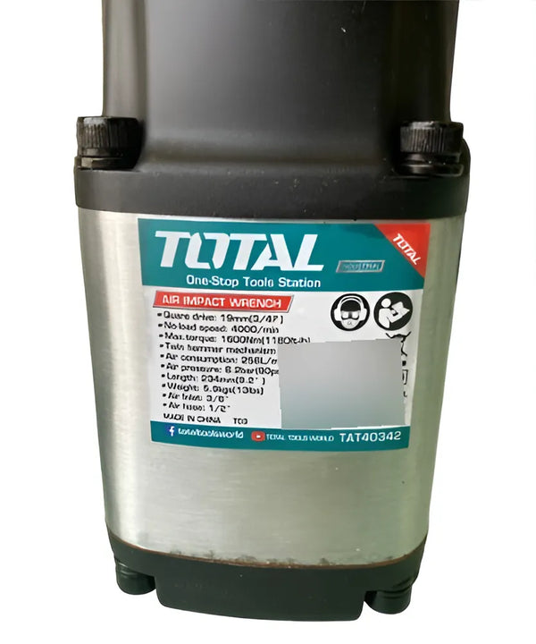 Llave De Impacto Neumatica Industrial Total 3/4 Tat40342