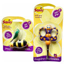 Cortauñas Abejita Y Tijeritas Mariposita Bebe Y Niños Set Amarillo Y Negro