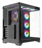 Chasis Iceberg Crystal Edge Negro X7 Fan Argb Maxi Infinity