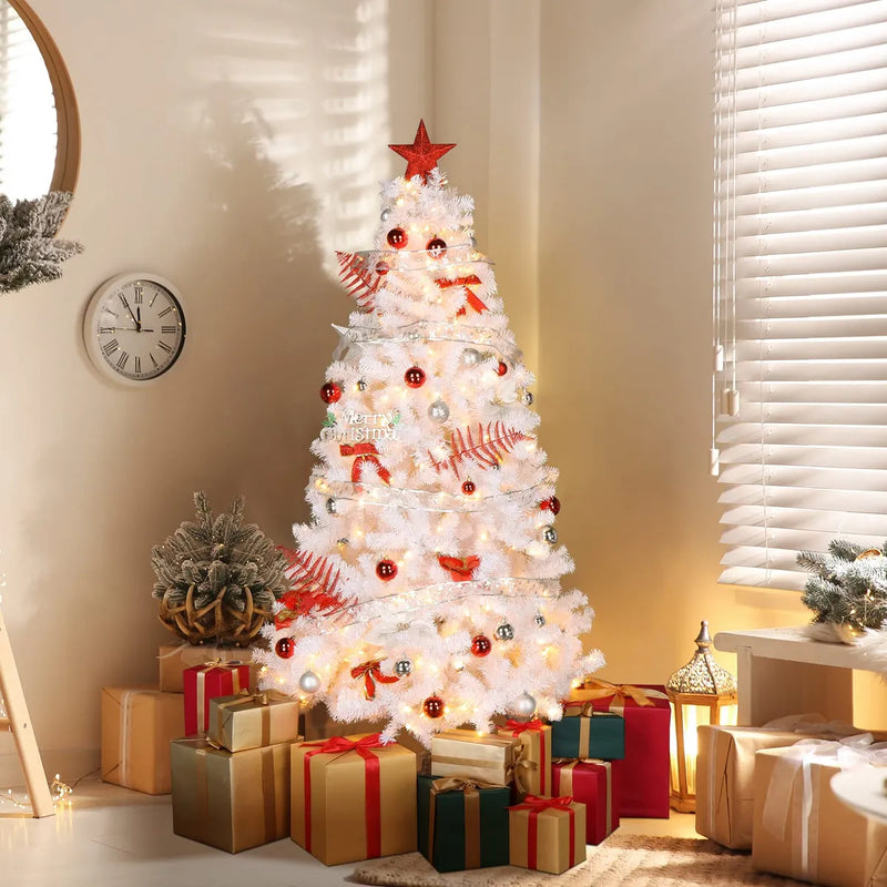 Vingli Arbol De Navidad Artificial Preiluminado De 6 Pies Co