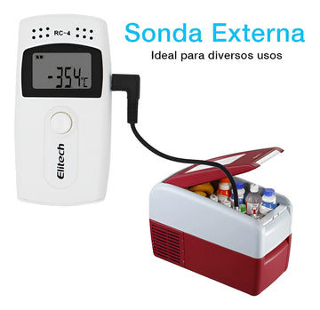 Data Logger Elitech Rc-4hc Temperatura Humedad Digital