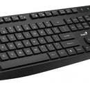 Combo Teclado + Mouse Inalambrico Genius Km-8206s Negro