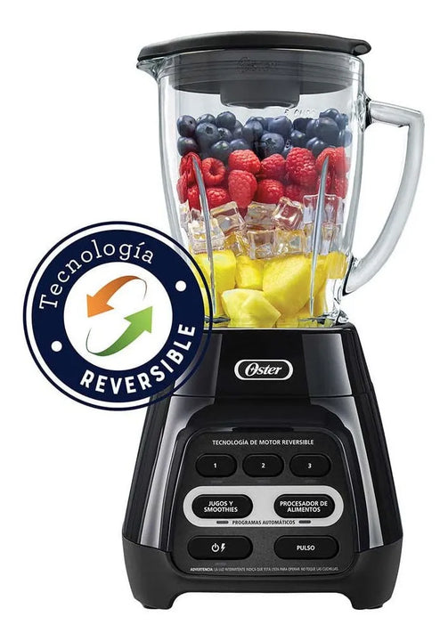 Licuadora Oster Con Programas Automáticos Y Tecnología Reve Color Negro