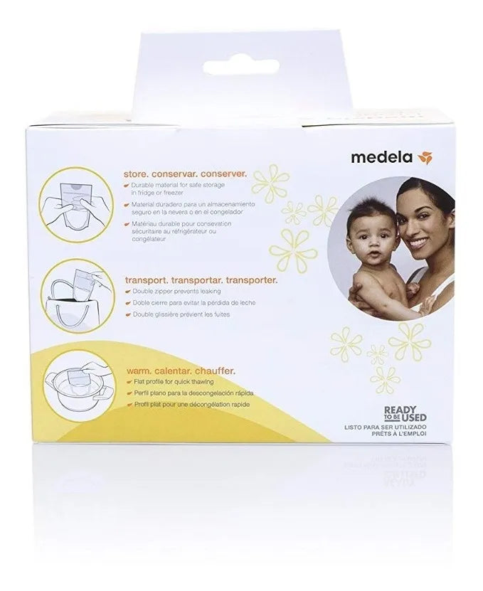 Medela Bolsas De Almacenamiento De Leche X 100 + Entrega Ya