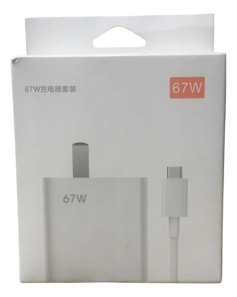 Cargador Celular Tipo C 67w Cable Carga Rápida Usb Teléfono