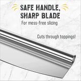 Cortador De Pizza De Chef A Cuadros, Cuchilla Afilada