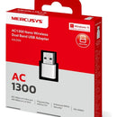 Adaptador Nano Usb Wifi Banda Dual Ac1300, Mercusys Ma30n