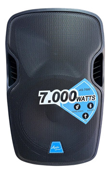 Cabina Activa Audio Sound 15 Pulgadas 7000 700w Bluetooth Negro