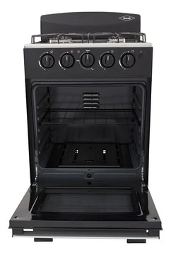 Estufa Romero Torre Haceb 50 Cms Gas Natural Negra Color Negro
