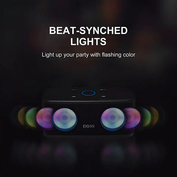 Doss Soundbox Plus - Altavoz Portátil Con Sonido Hd De 16 . Color Negro (deep Black)