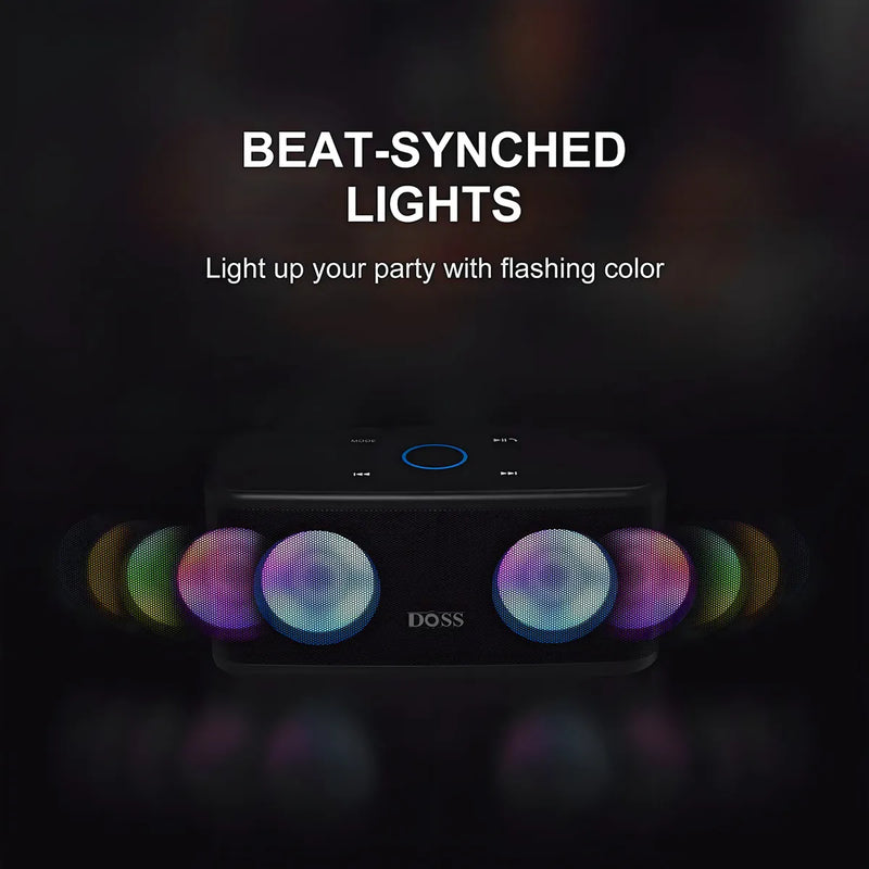 Doss Soundbox Plus - Altavoz Portátil Con Sonido Hd De 16 . Color Negro (deep Black)