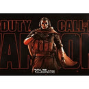 Pad Mouse Gaming Xxl Cod Warzone Extra Largo Speed 80x30cm Negro/naranja