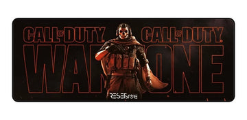 Pad Mouse Gaming Xxl Cod Warzone Extra Largo Speed 80x30cm Negro/naranja