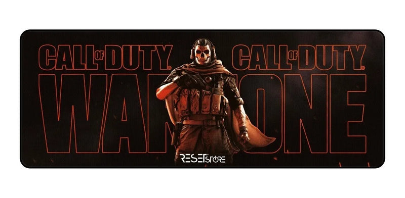 Pad Mouse Gaming Xxl Cod Warzone Extra Largo Speed 80x30cm Negro/naranja