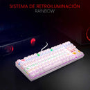 Redragon Teclado Gamer Mecánico K552w-kr Kumara, Switch Red Color del teclado Blanco Idioma Español Latinoamérica
