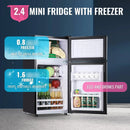 Mini Refrigerador Retro Doble Puerta Para Apartamento