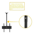 Soporte Para Tv De Techo O Pared Lcd Y Led De 32 - 72 80kg Color Negro