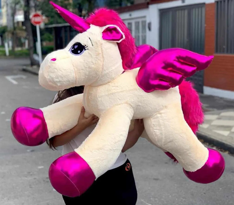 Unicornio Gigante De Peluche 120cms + Perfumado Y Env