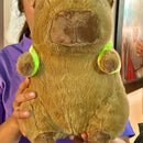 Capibara De Peluche Grande Realista Bonito Juguete Perfumado Color Marrón