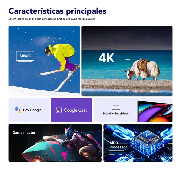 Televisor Iffalcon (by Tcl) 65u65 65 Pulgadas Led 4k Uhd Smart Tv Con Google Tv Y Control Por Voz