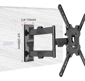 Soporte Para Tv Brazo North Bayou Nb P4 32 A 55 Original Negro