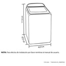 Lavadora Automática Haceb Digital Lav Zoü 20 Kg D Gris Gris Grafito