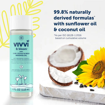 Vivvi & Bloom Suave Aceite De Masaje 2 En 1 Para El Cuero C.