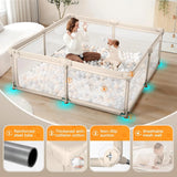 Parque Infantil Plegable Grande Y Seguro Para Bebés