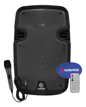 Parlante Sonivox Vs-ss2135 Portátil Con Bluetooth Negra Negro