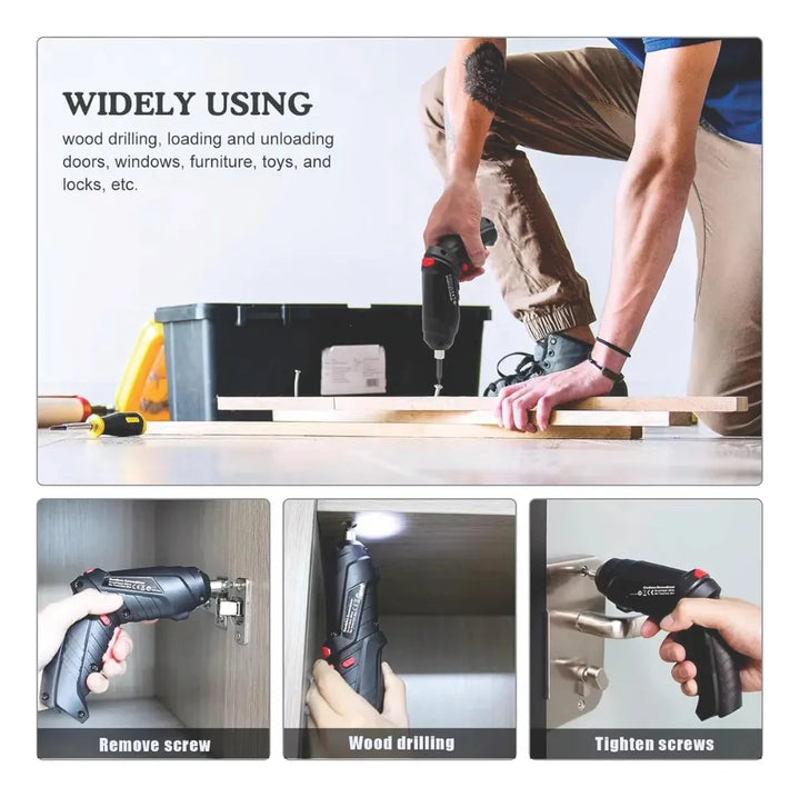 Destornillador Recargable Inalámbrico 47 Piezas En 1