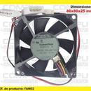 Zfan02 Ventilador 12v Especial Balineras 8x8 Molex Computoys