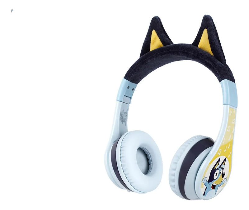 Diadema Auriculares Audifonos Bluetooth Para Niños Bluey Color Azul