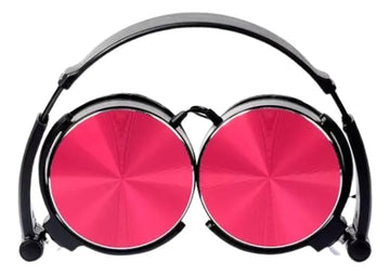 Audifonos Diadema Manos Libres Estereo Aiwa Aw X107r Rojo