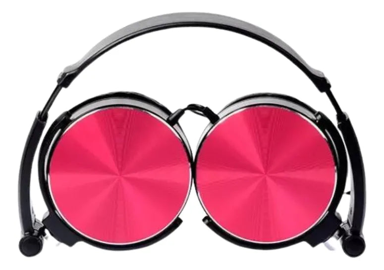 Audifonos Diadema Manos Libres Estereo Aiwa Aw X107r Rojo