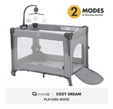 Qutanix Corralito De Bebe 2 En 1, Cuna Portatil Plegable Fac