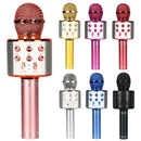 Microfono Karaoke Bluetooth -altavoz Ws 858 Color Rosa Chicle