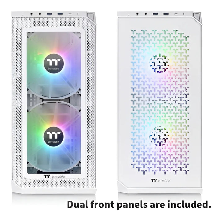 Chasis Thermaltake View 300 Mx + 3 Ventilador Rgb- Blanco