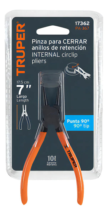 Alicate Punta A 90° Para Cerrar Anillos Marca Truper