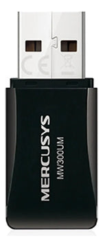 Adaptador De Red Mercusys Extensor Wifi Usb 300mbps Mw300um