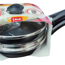 Set X2 Cacerolas De Huevo Ilko 14 Cm Antiadherentes Con Tapa Negro