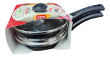 Set X2 Cacerolas De Huevo Ilko 14 Cm Antiadherentes Con Tapa Negro