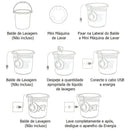 Mini lavadora de ropa portátil con cubeta, lavadora USB