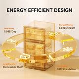 Mini Nevera Ultra Silenciosa Con Congelador 3.2 Cu.ft